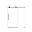 Porte de douche coulissante simple sans cadre-123847731