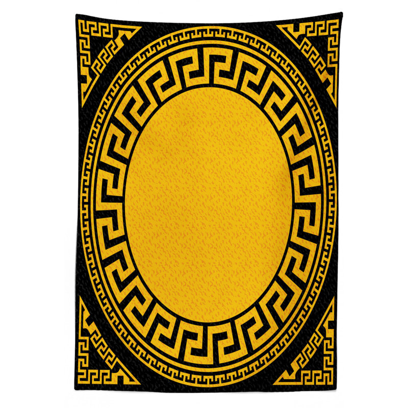 Geometric Tablecloth, 84" L x 60" W