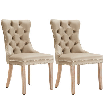 Besmira 36cm H Velvet Upholstered Side Chair