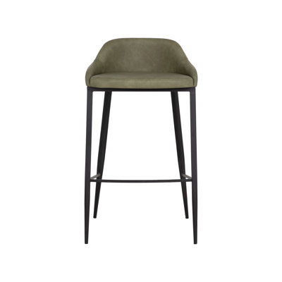 ASTRA Upholstered Stool with Metal Frame