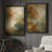 Framed Canvas wall Art, Vintage Abstract Wall pirnts for Bedroom-1912207064-1912207065