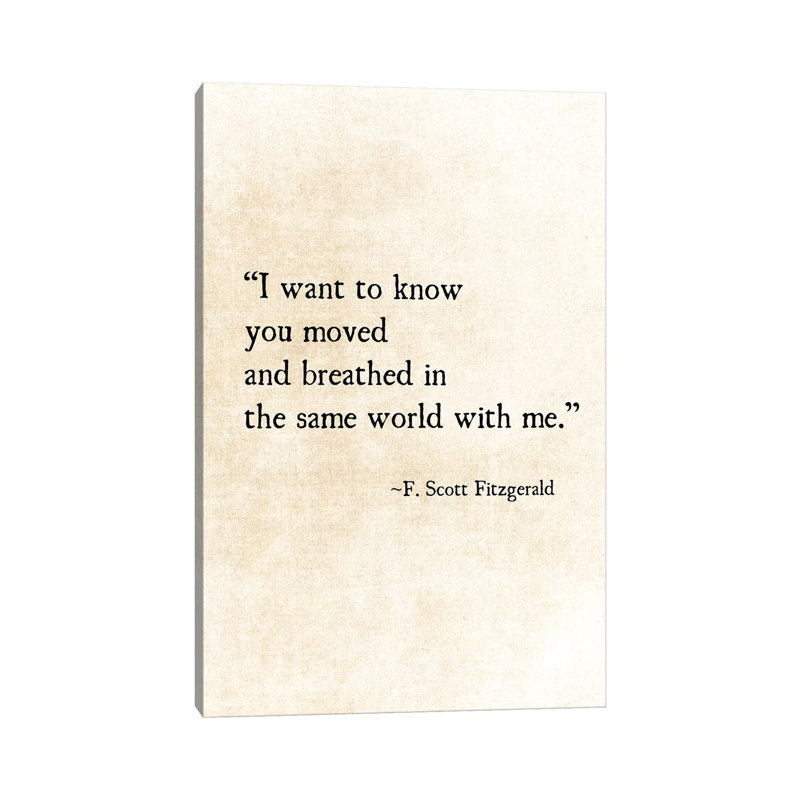 «I Want To Know» par Debbra Obertanec - Art textuel sur toile tendue, H 12 po x l 8 po x P 0,75 po