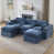 Blue Chenille