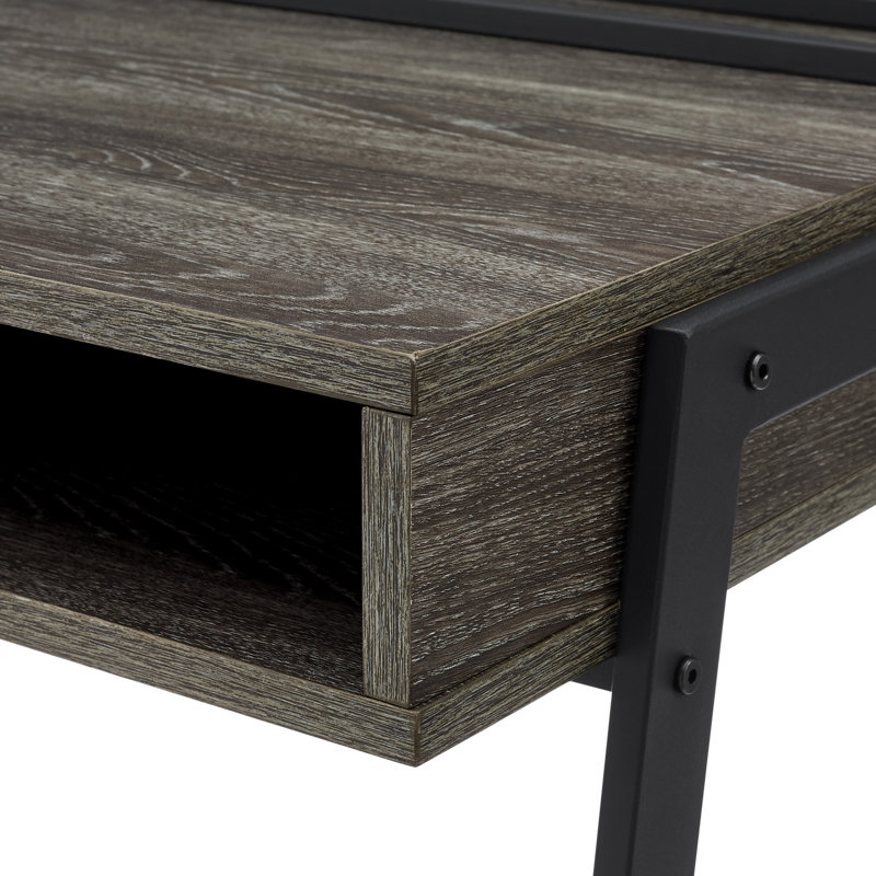 Dostal 43" Writing Desk, Cerused Ash