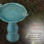 Ceramic / Porcelain Pedestal Birdbath-4462999