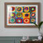 Étude des couleurs : Carrés à cercles concentriques, 1913 - Wassily Kandinsky - Estampe encadrée sur mesure-322087172-322087173-322087184