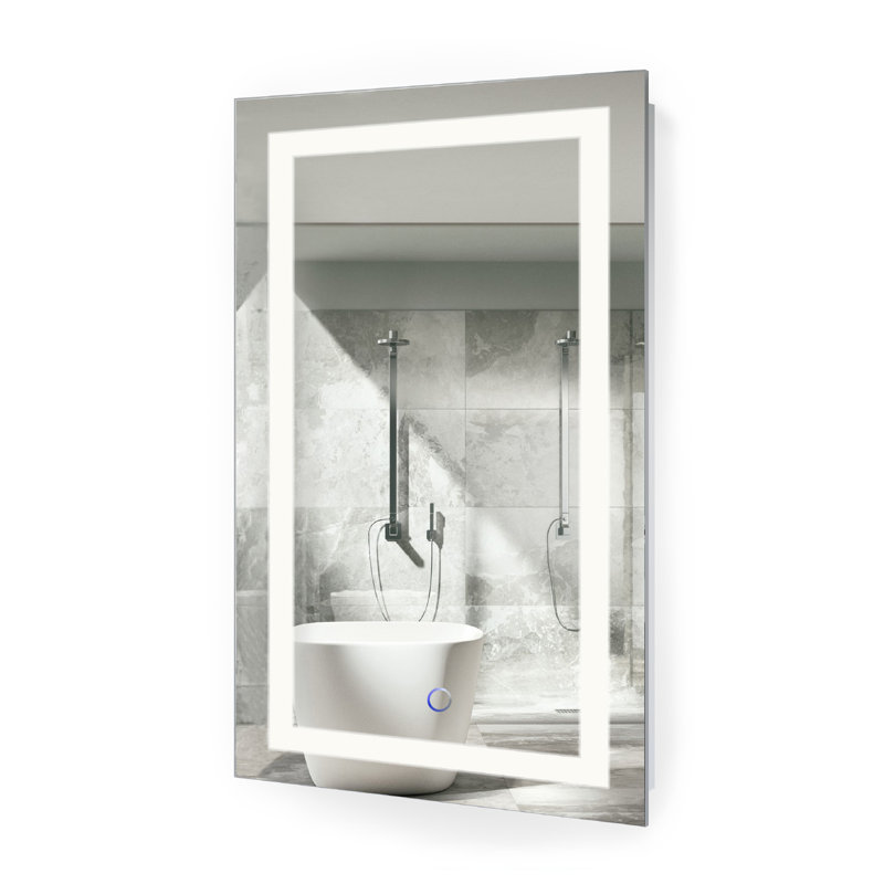 Miroir de salle de bain / meuble-lavabo sans cadre Hitchin, 30 po x 18 po