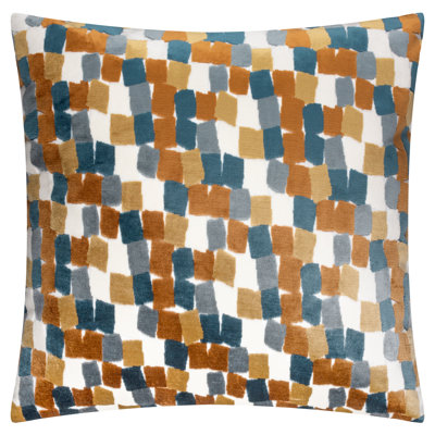 Metro Blocks Abstract Square Throw Pillow Cover