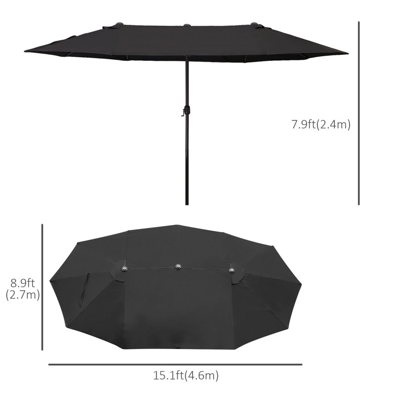Parasol de plage 180 po Saahir