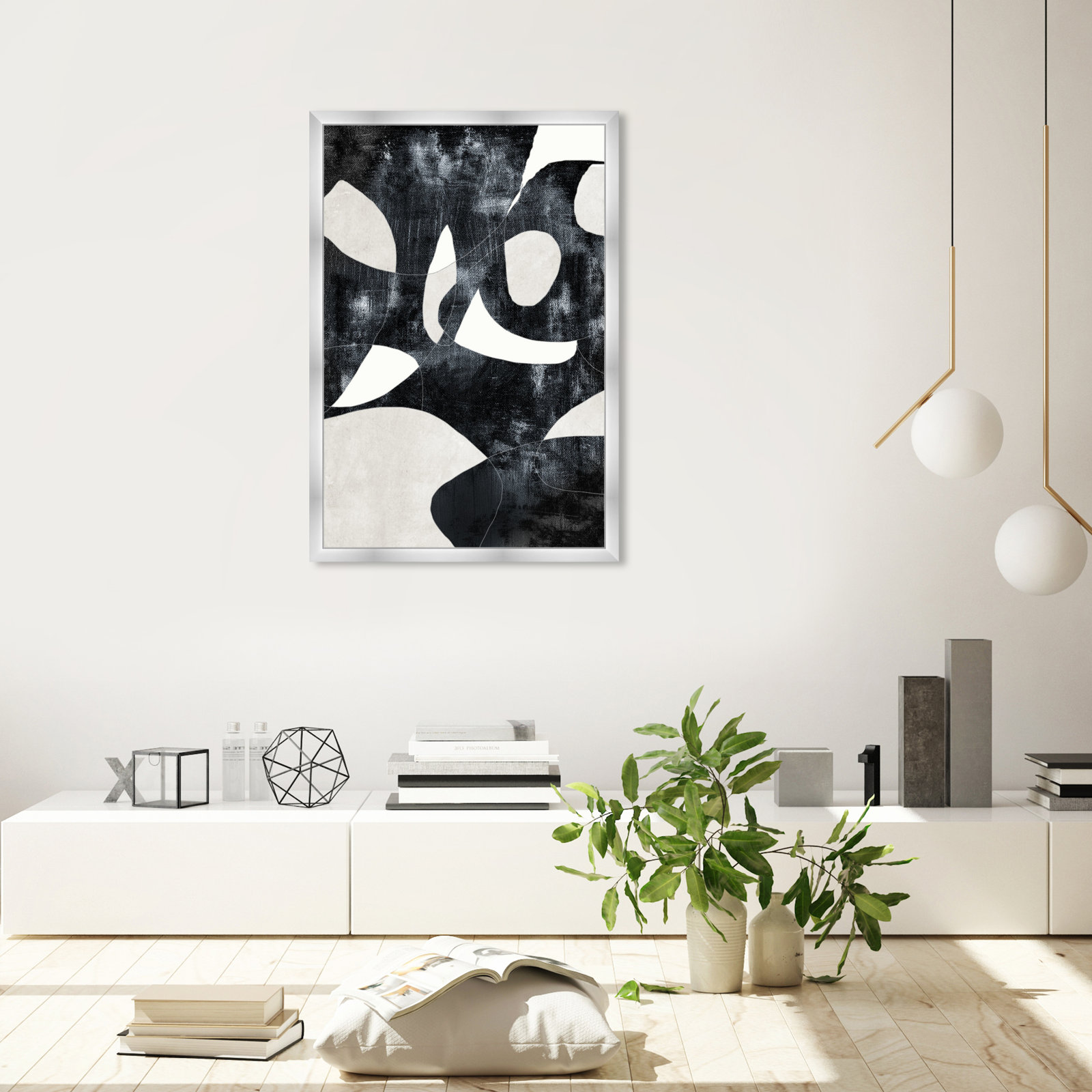 All of Me Print by Oliver Gal, 38" H x 26" W, Silver Frame