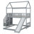 Over  Bunk Bed With Slide-1984118021