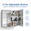 Armoire à pharmacie en aluminium 30x26