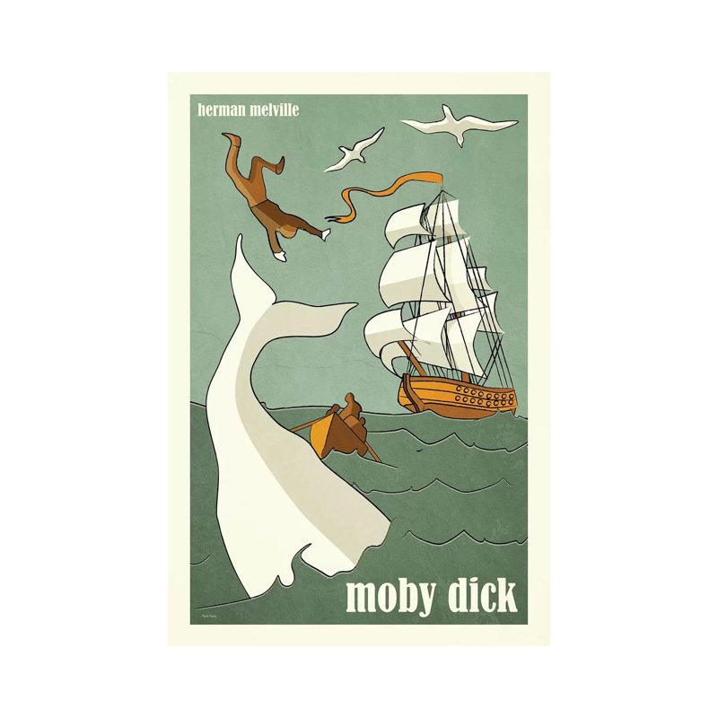 " Moby Dick " by Claudia Varosio, 40" H x 26" W x 1.5" D