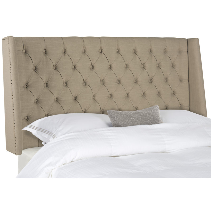 Bertlinde Upholstered Headboard, Full, Cotton Taupe
