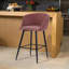 Meurer Upholstered Counter Stool with Metal Frame-588187924