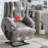Electric Power Lift Chenille Recliner With Heat And Massage-1325424628