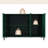 Practical High Gloss 3-Door Sideboard For Kitchen And Living Room, Striped Design, Strong Load-Bearing Buffet Use, Powder Coated Metal Feet, Adjustable Shelving-1457864462