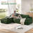 Corduroy Modular Sectional Sofa-184330278