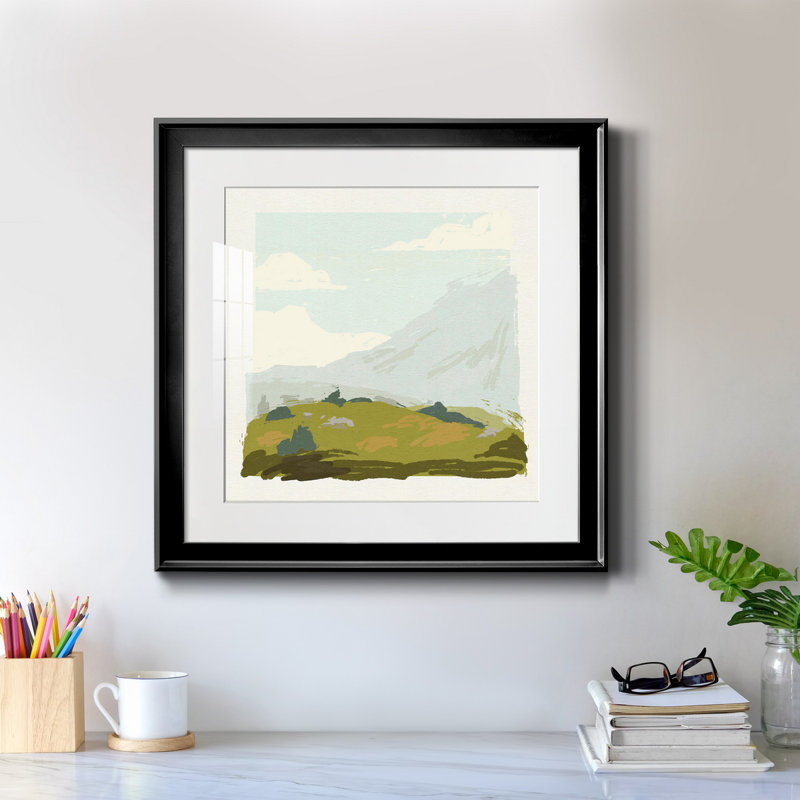 Impression encadrée Alpine Ascent IV-Premium - prête à être accrochée, H 30,5 po x l 30,5 po x P 1,5 po, Blanc