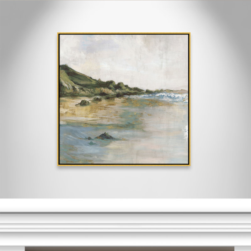 «Cordoba Tide’s Edge» par, H 37,5 po x l 37,5 po, Doré