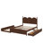 Queen Size Platform Bed With Trundle