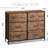 Ojaswi 8-Drawer Double Dresser for Bedroom, 39.4'' Wide Dresser With Study Frame, Chest of Drawers for Living Room, Closet, Entryway-1979578448