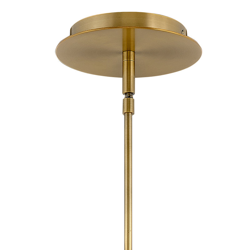 Jax 1 - Light LED Pendant, Heritage Brass