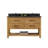 Keri 54'' Double Bathroom Vanity with Blue Limestone Top-2125282170