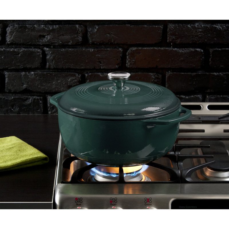 Lagoon Blue 6 Qt Enameled Cast Iron Dutch Oven