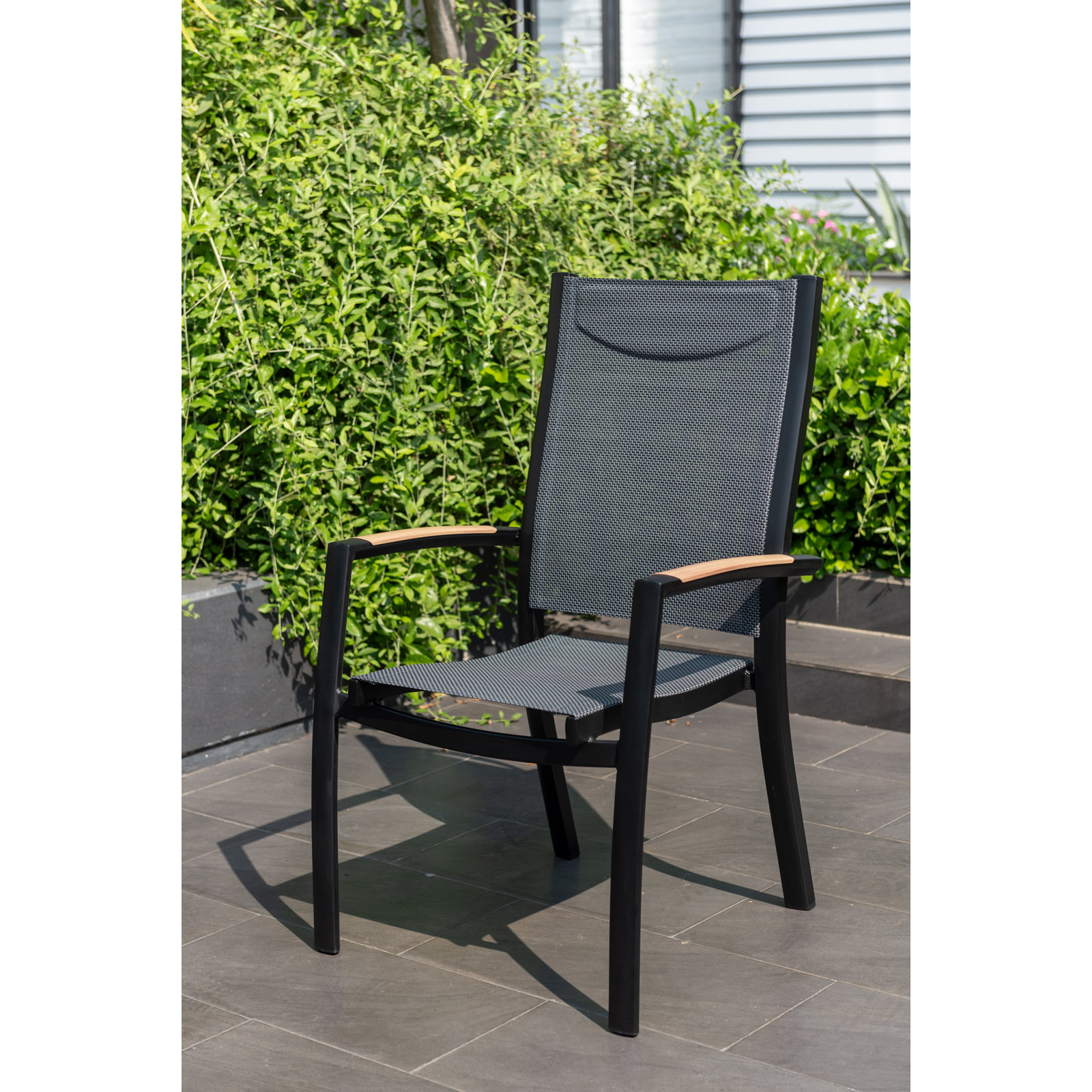 Briceton Premium All-Weather Wicker Outdoor Stacking Dining Armchair