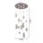 Modern LED Crystal Cluster Pendant