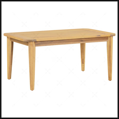 Table basse d'extérieur en bois d'acacia
