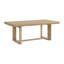 Ashal 6 Person Solid Wood Trestle Dining Set