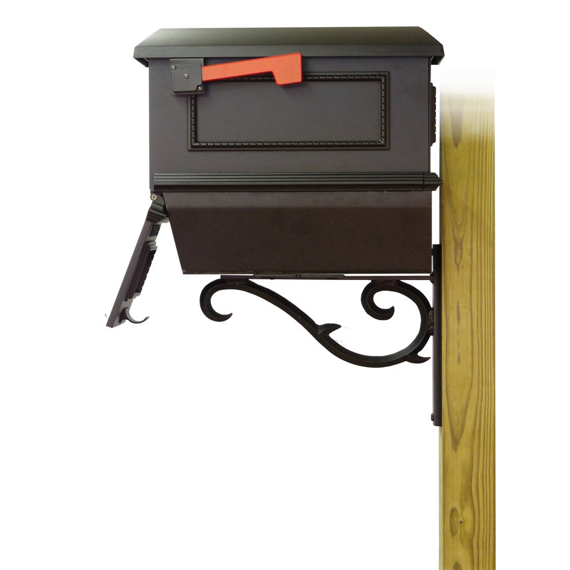 Aluminum Post Mounted Mailbox