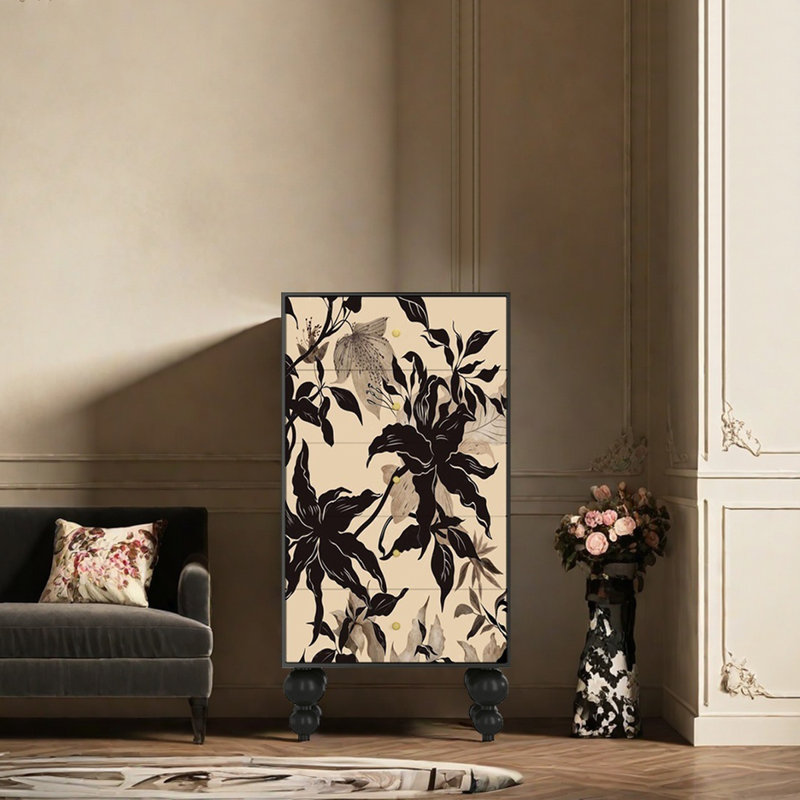 Armoire de rangement rétro française