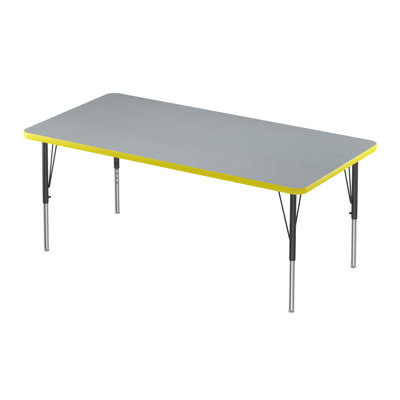 Laminate Adjustable Rectangle 2 Students Activity Table