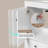  18" Small Single Bathroom Vanity With Ceramic Sink Top, Faucet, Decorative Wavy Edge-108606843