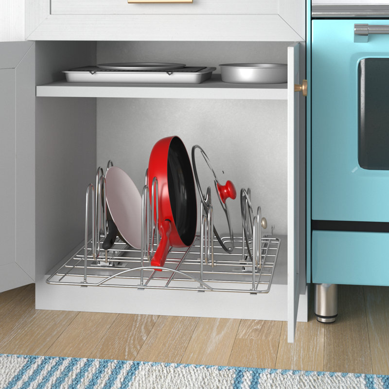 Wayfair Basics® Boughton Sliding Pot Organizer Pull Out Drawer