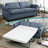 Latitude Full Size Convertible 2-in-1 Pull Out Loveseat Sofa with Mattress-42567685-30350620