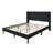 Linen Platform Wingback Bed -223115516-223115519