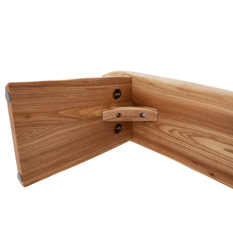 Ceyhan Solid Wood Bench Rustic Dining Bench