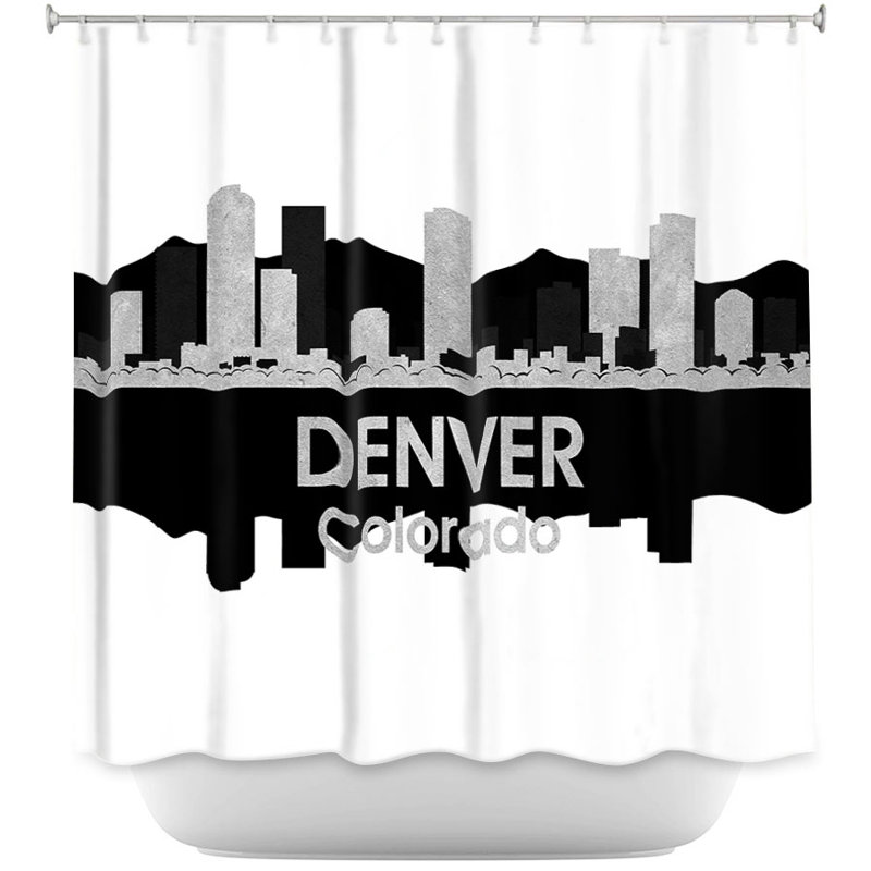 Rideau de douche simple city iv denver colorado