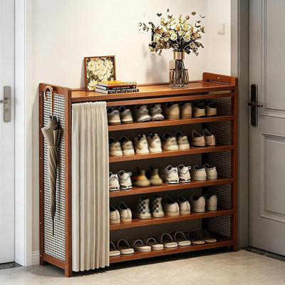 Shoe Storage Rack 25 Pair Shoe Storage Cabinet