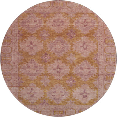 Premium Machine Washable Lubbers AMF1760 Border Rug