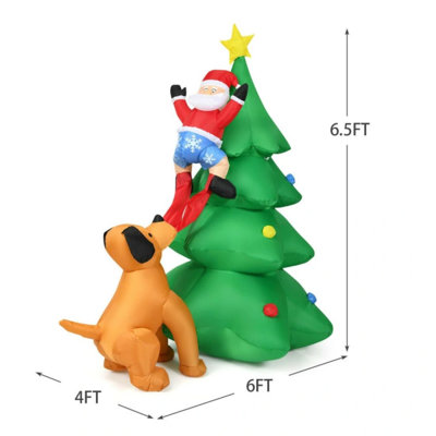 Arbre de Noël gonflable