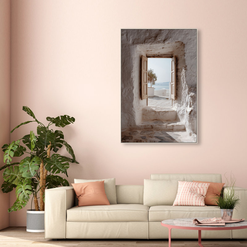 Mortar Meditation Print by Oliver Gal, 16"H x 11"W, Silver Floater Frame