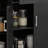 54.8-Inch U-Shaped Sideboard, Four Doors, One Drawer, Large-Capacity Storage, With Adjustable Shelves, Versatile Storage Cabinet For Dining Room And Kitchen, Black.-1314393899