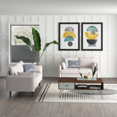 Overbeck 2 Piece Living Room Set by Mercury Row