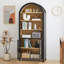 Bibliothèque de rangement arquée 71 "