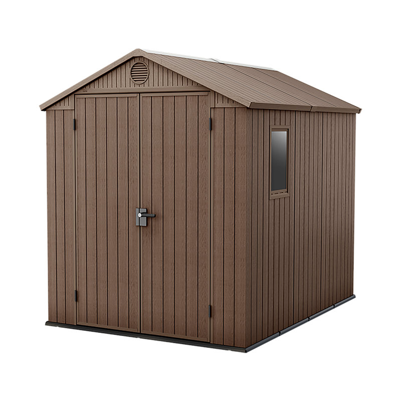 Keter Darwin 6 ft. W x 8 ft. D Apex Outdoor Garden Shed